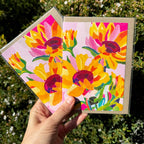 Cards by Julia Ockert | Blue Sunflowers