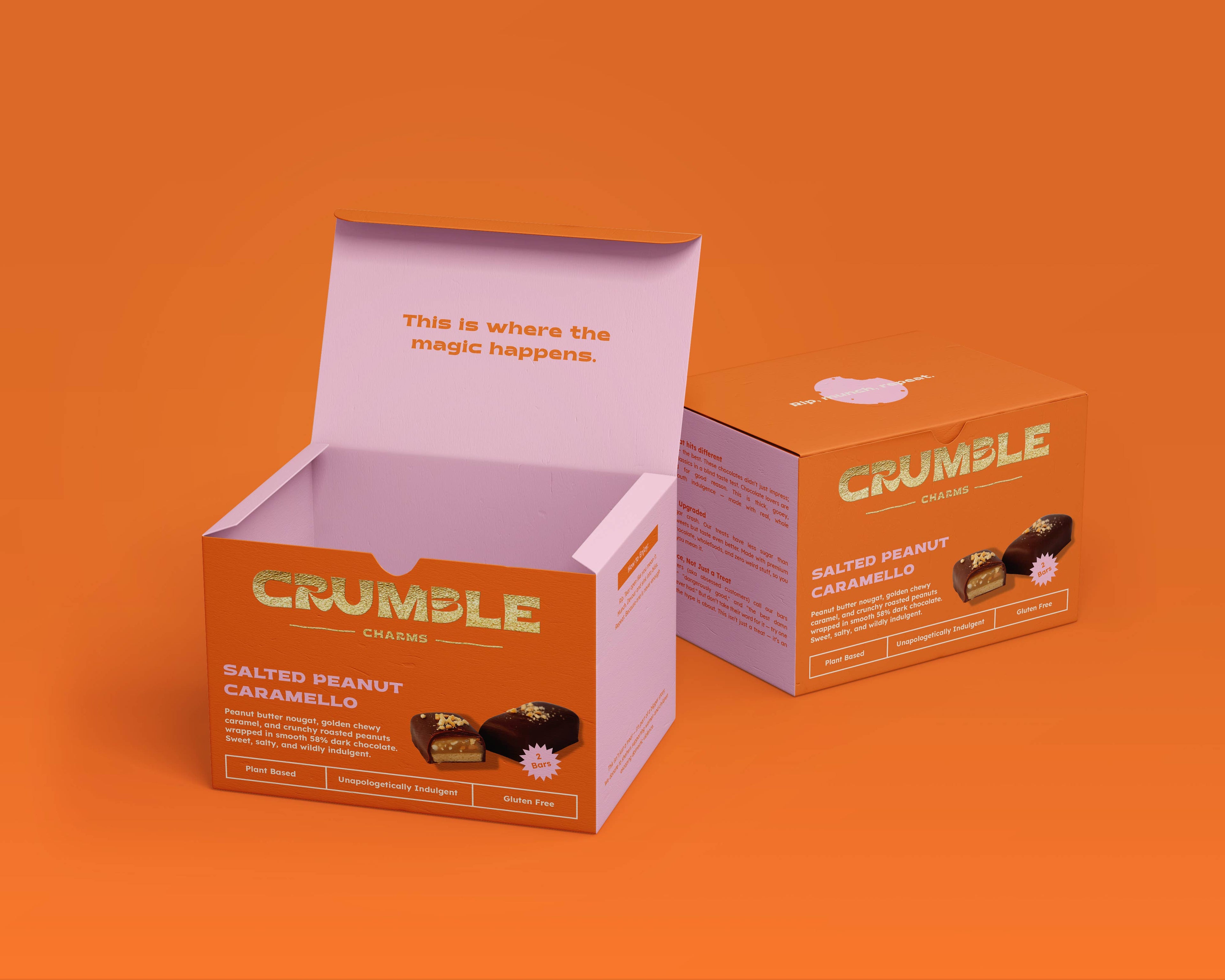 Crumble Charms | Salted Peanut Caramello (2 Pack)
