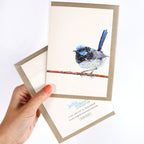 Cards by Julia Ockert | Superb Fairy-Wren