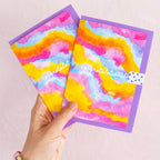 Cards by Julia Ockert | Rainbow Watercolour - Congratulations