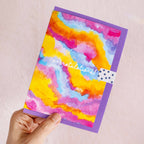 Cards by Julia Ockert | Rainbow Watercolour - Congratulations