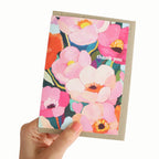 Cards by Julia Ockert | Colourful Florals - Thank You