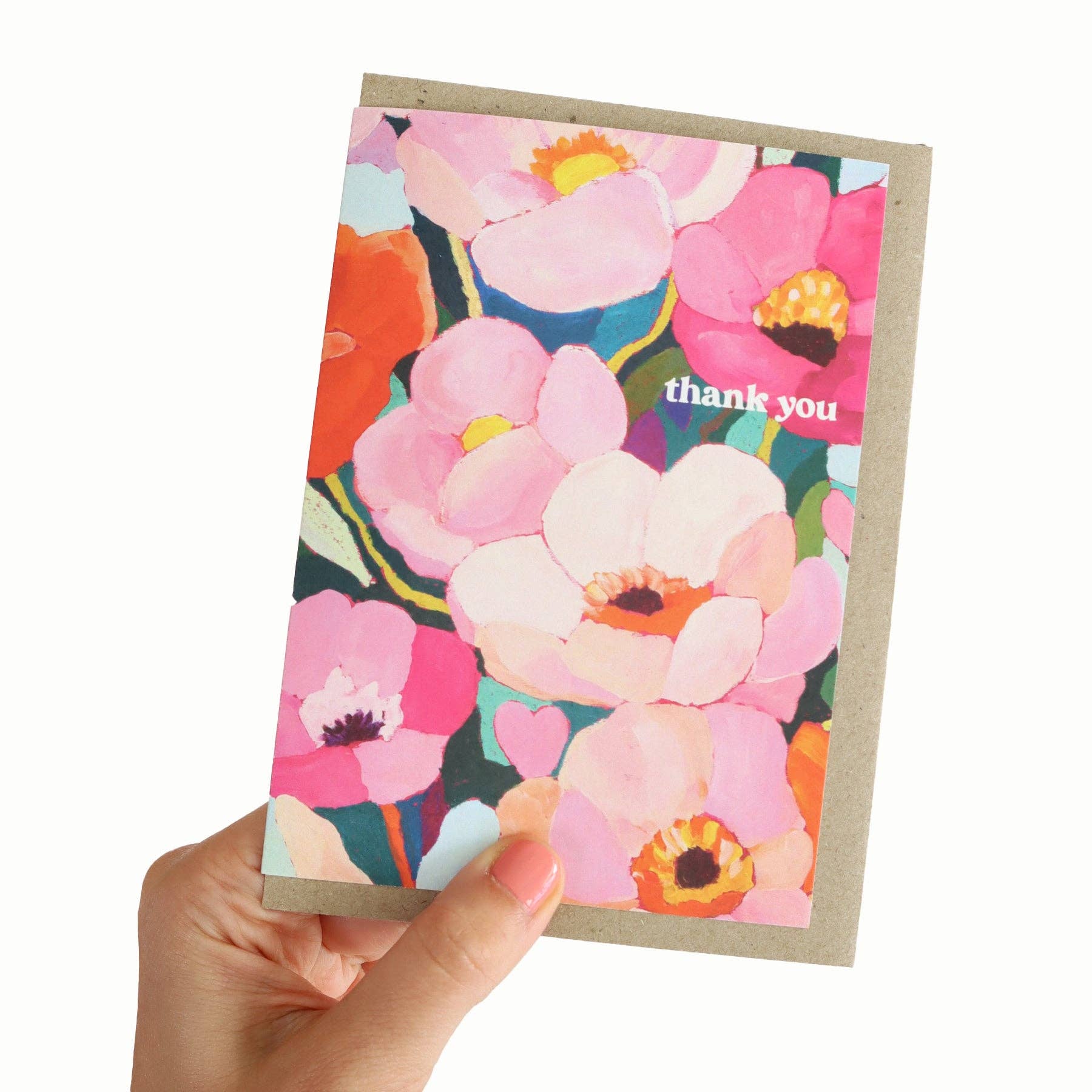 Cards by Julia Ockert | Colourful Florals - Thank You