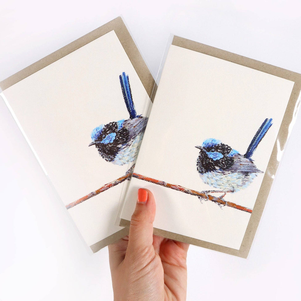 Cards by Julia Ockert | Superb Fairy-Wren