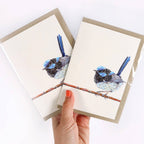 Cards by Julia Ockert | Superb Fairy-Wren