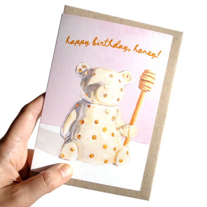 Cards by Julia Ockert | Honey Bear - Happy Birthday
