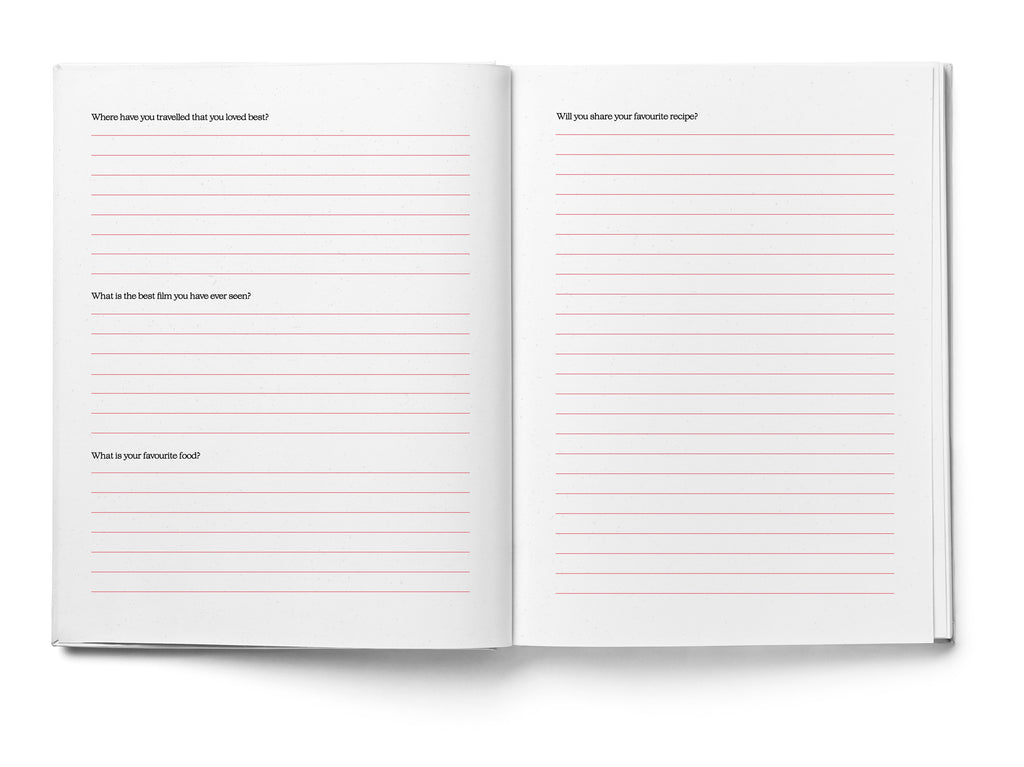Journal Keepsake | Grandma, Tell Us Your Story