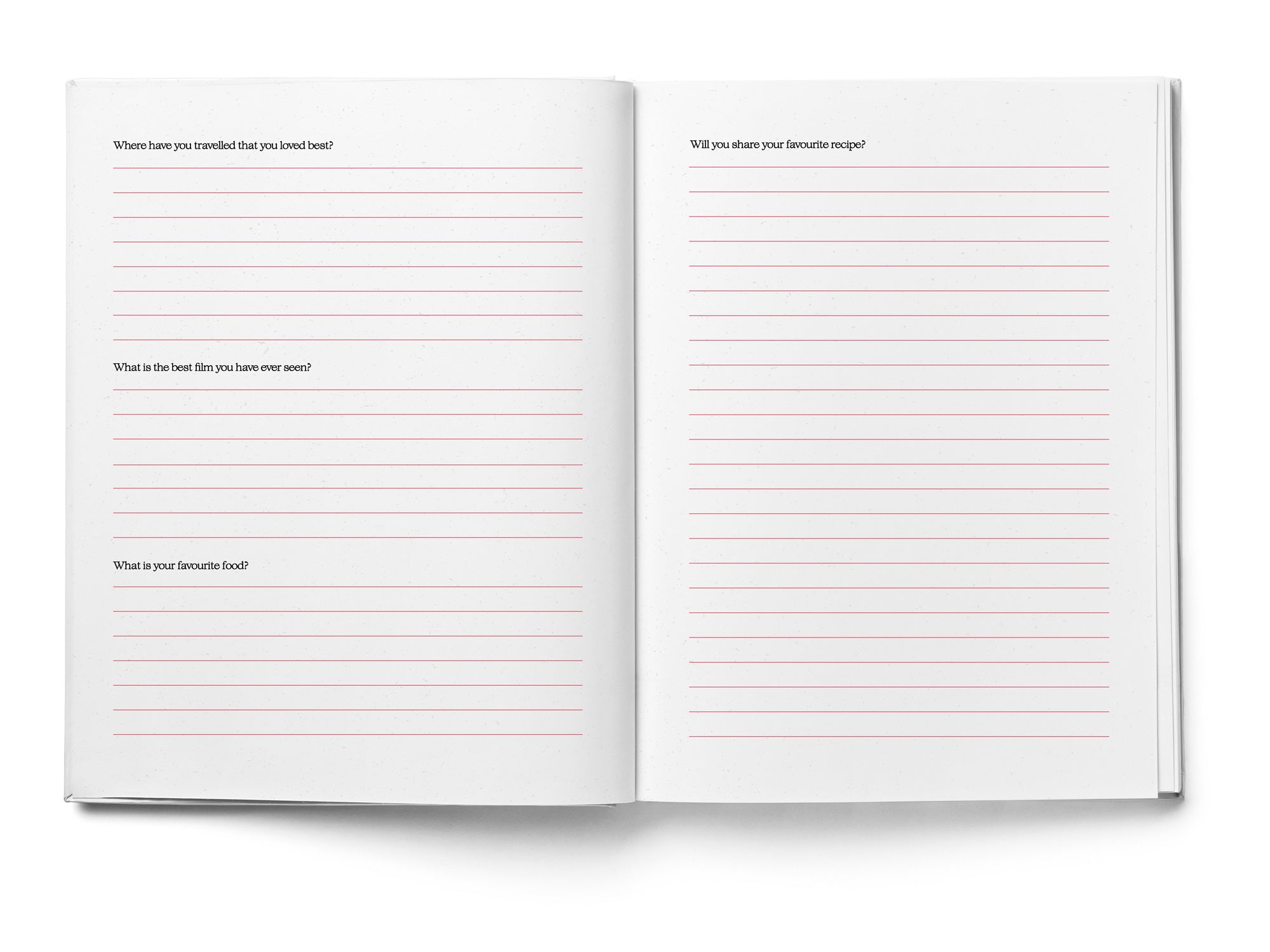 Journal Keepsake | Grandma, Tell Us Your Story