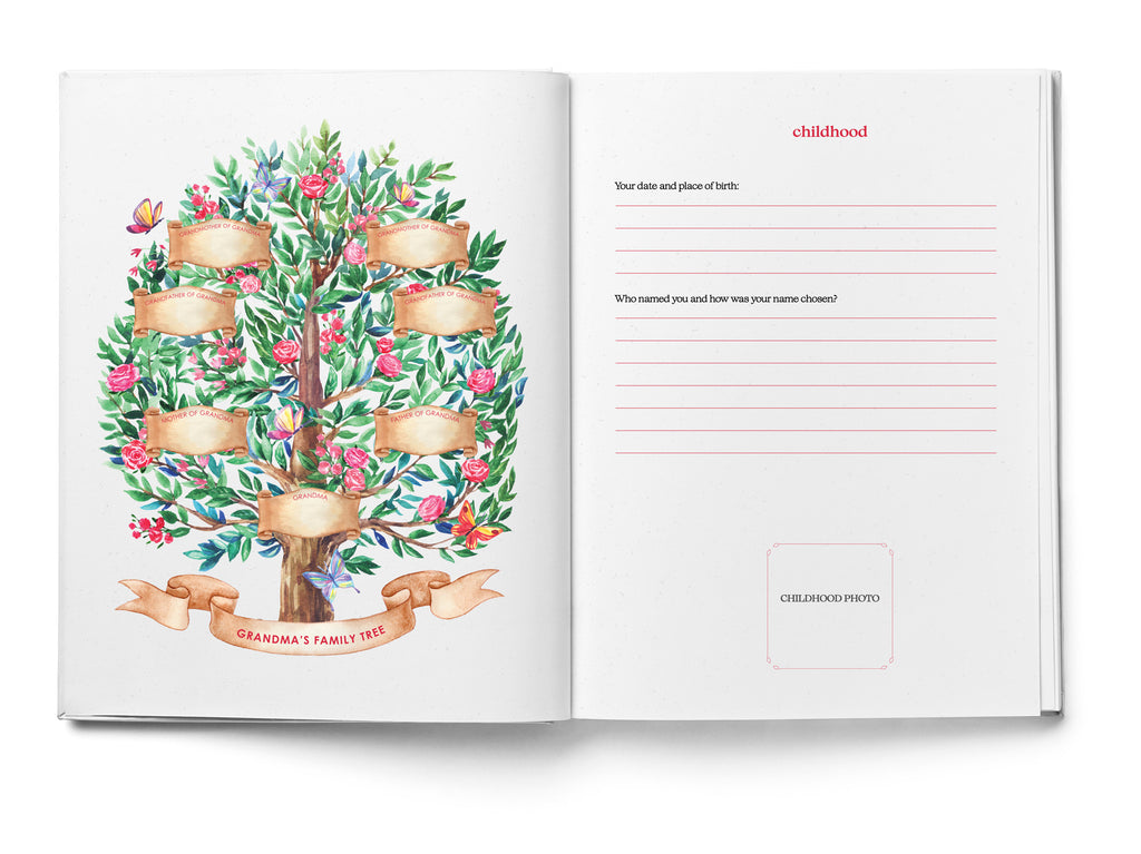 Journal Keepsake | Grandma, Tell Us Your Story