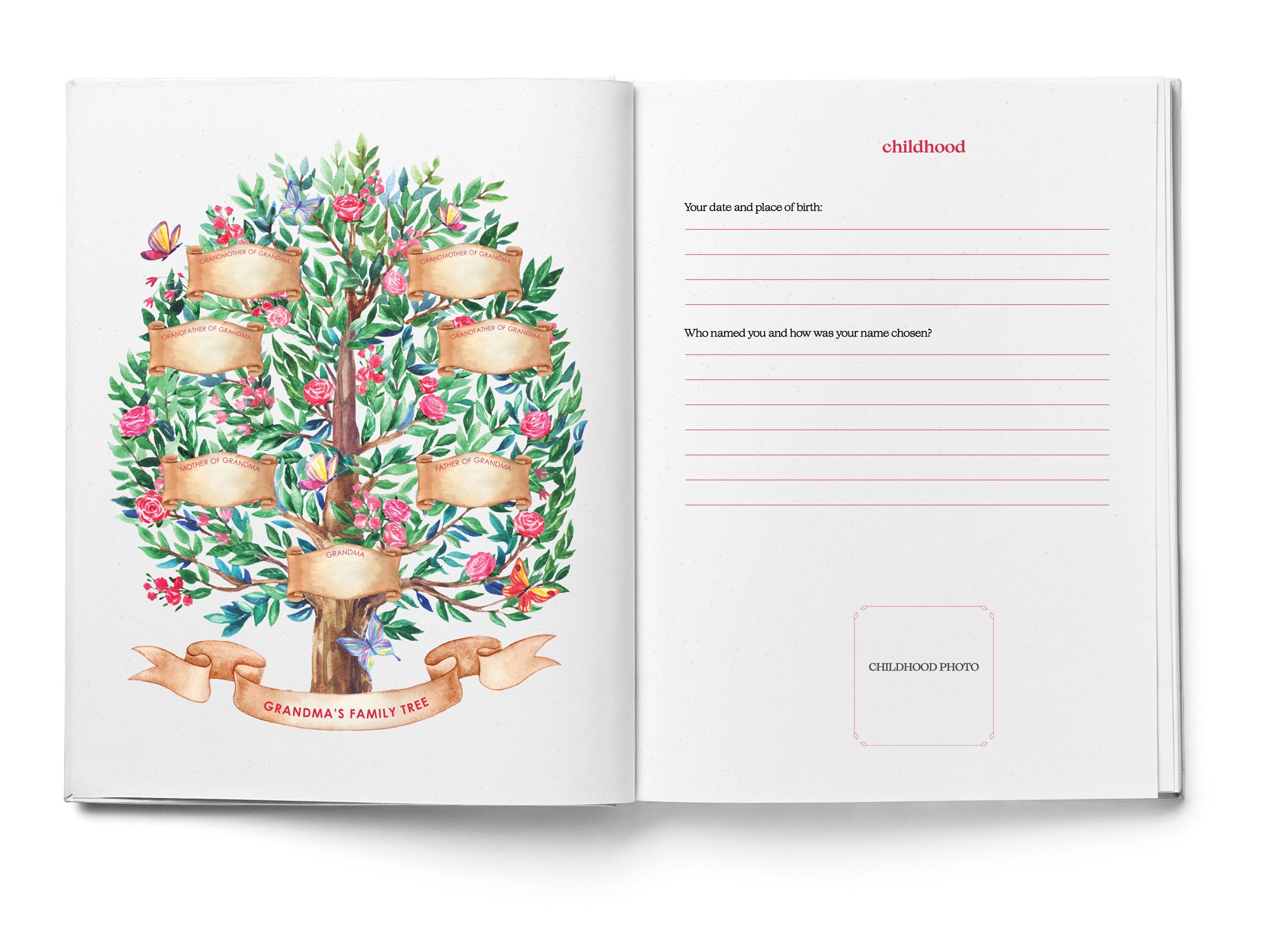 Journal Keepsake | Grandma, Tell Us Your Story