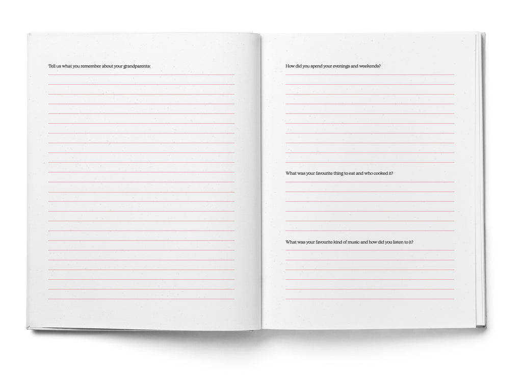 Journal Keepsake | Grandma, Tell Us Your Story