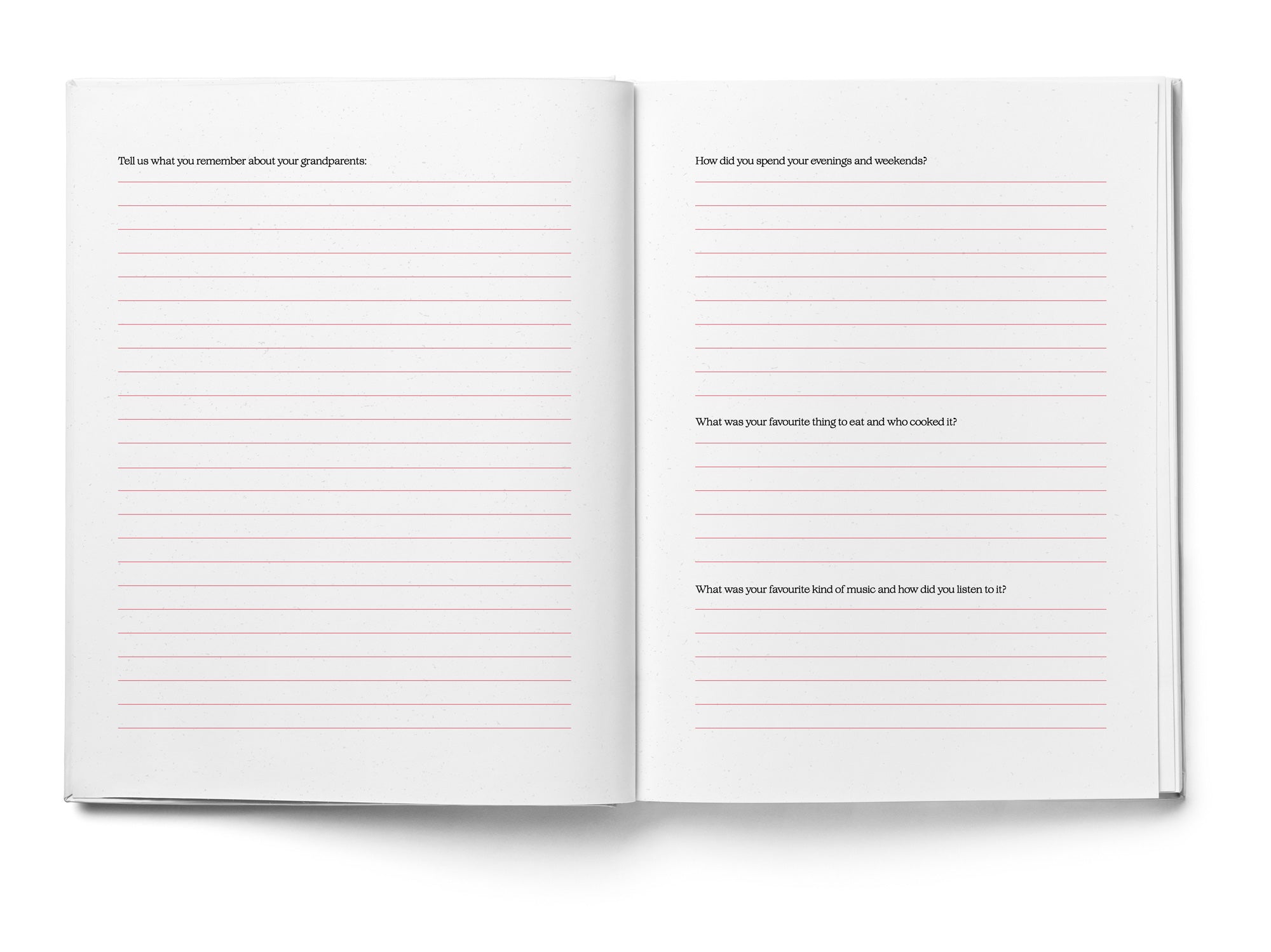 Journal Keepsake | Grandma, Tell Us Your Story