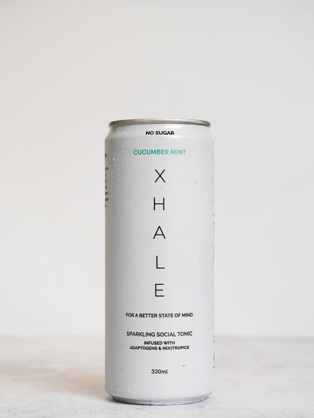 XHALE Sparkling Social Tonics by Hopr| Cucumber Mint - 4 Pack