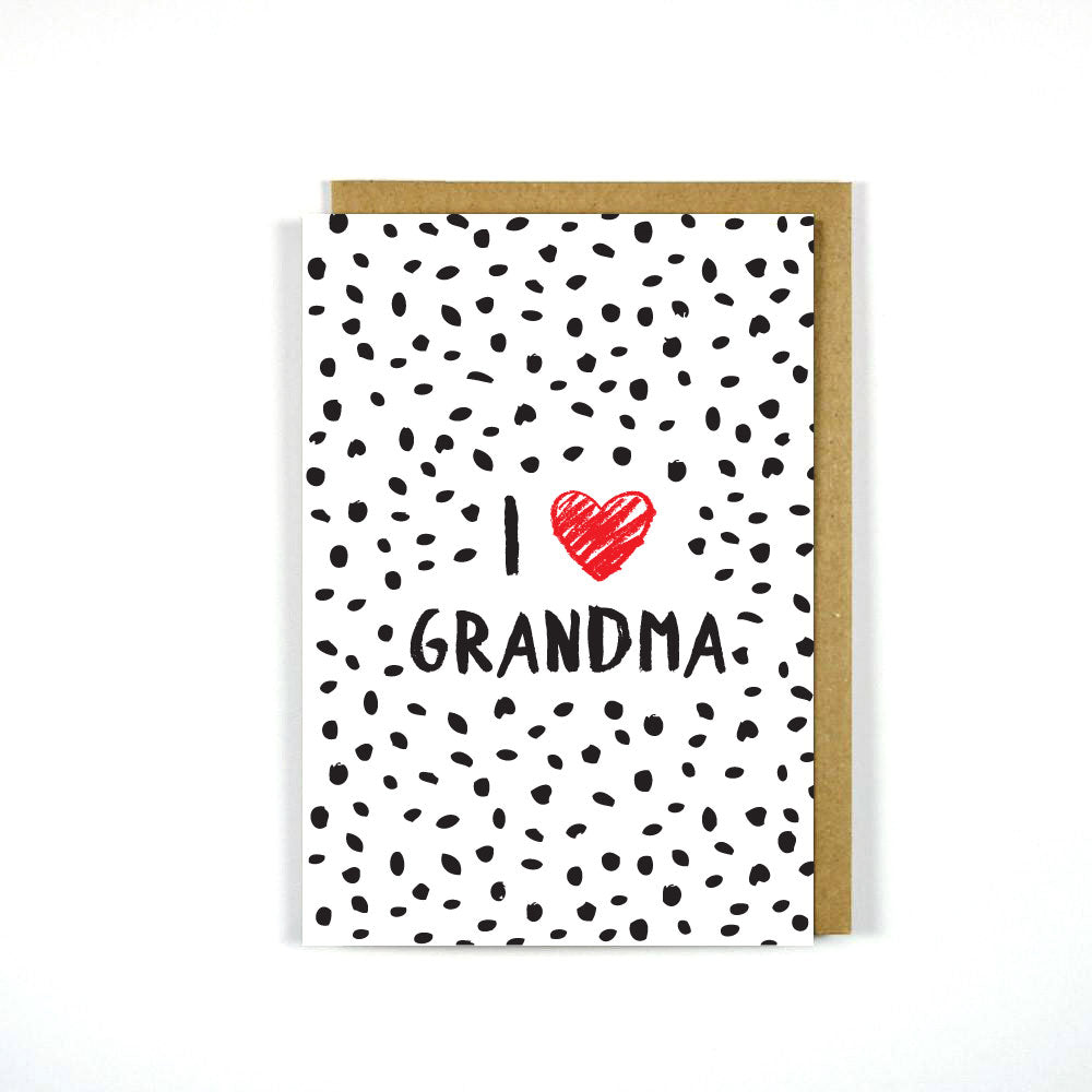 Card - I ❤️ Grandma