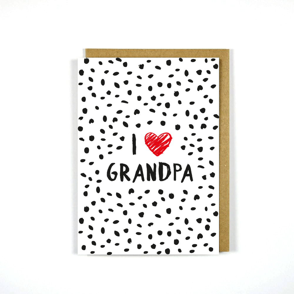 Card - I ❤️ Grandpa