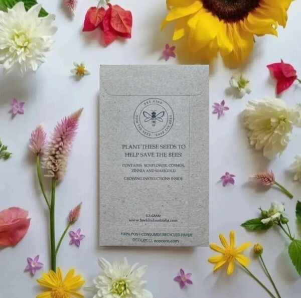 Bee Kind Seed Pouch - Congratulations Wildflowers