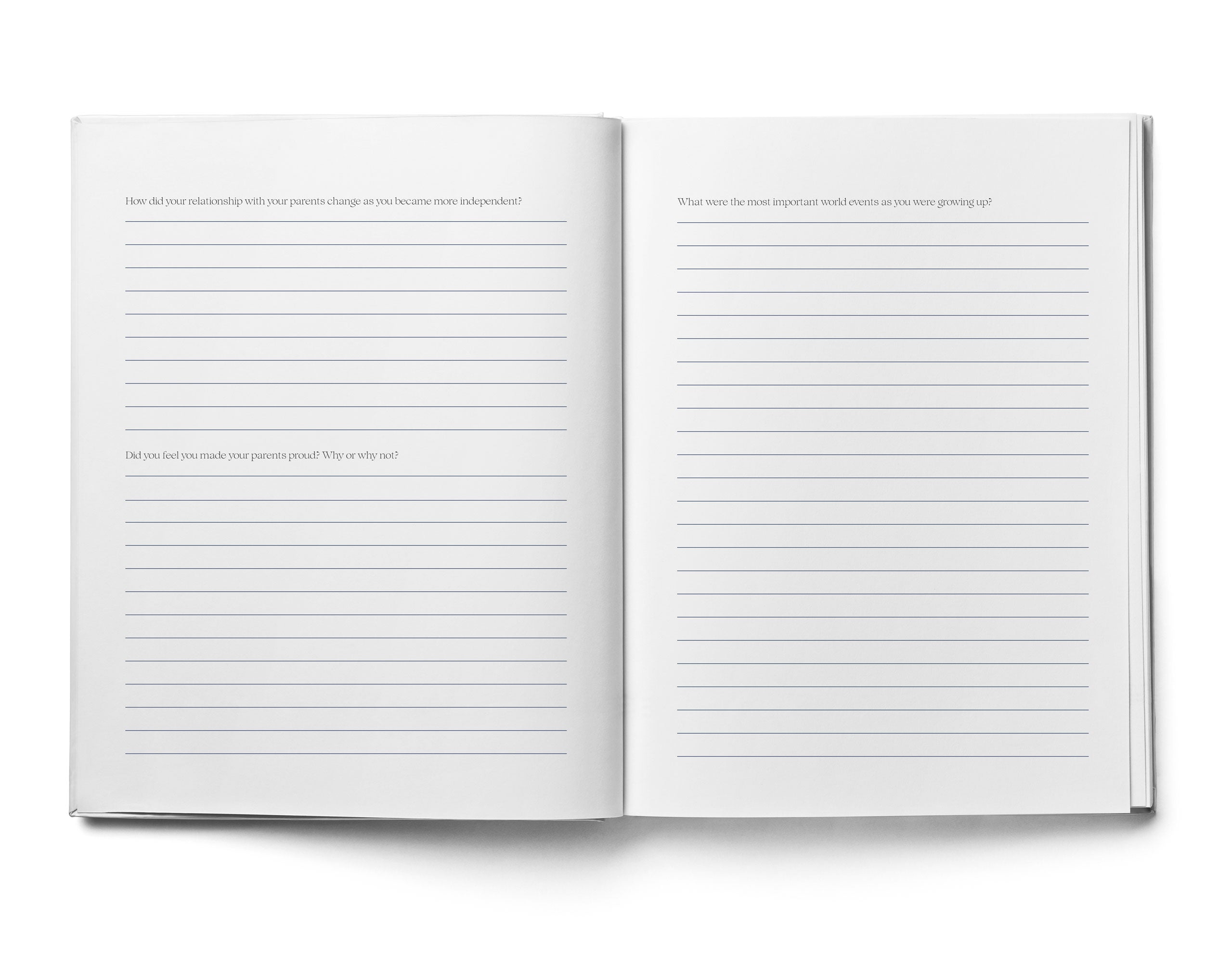 Journal Keepsake | Grandad, Tell Us Your Story