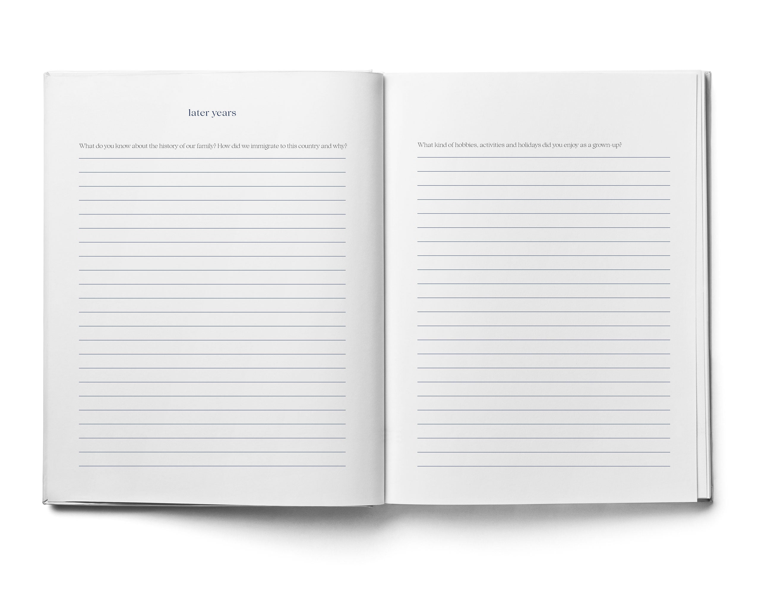 Journal Keepsake | Grandad, Tell Us Your Story