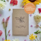 Bee Kind Seed Pouch - Happy Birthday Bees