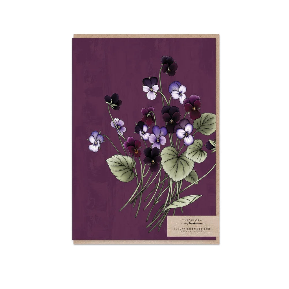 Typoflora | Viola Portrait