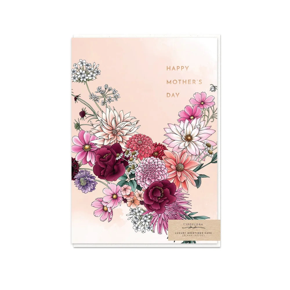 Typoflora | Mother's Day Dahlia