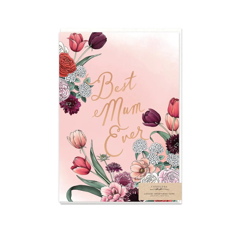 Typoflora | Tulips Best Mum Ever