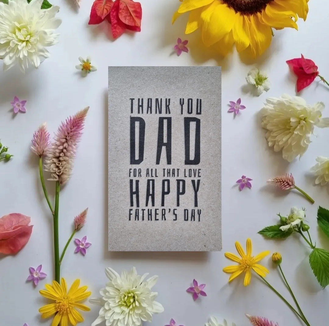 Bee Kind Seed Pouch - Father's Day 'Thank You Dad'