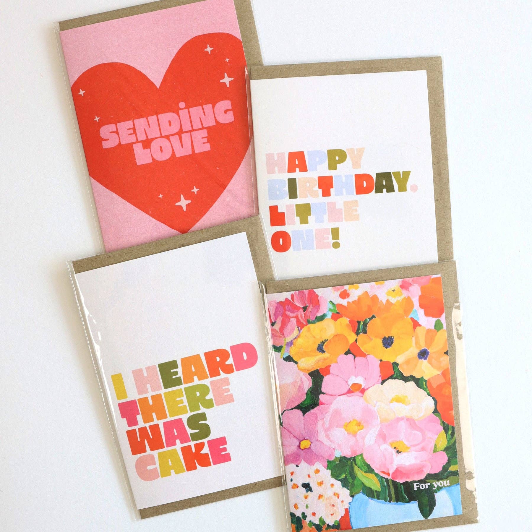 Cards by Julia Ockert | Colourful Florals - Thank You