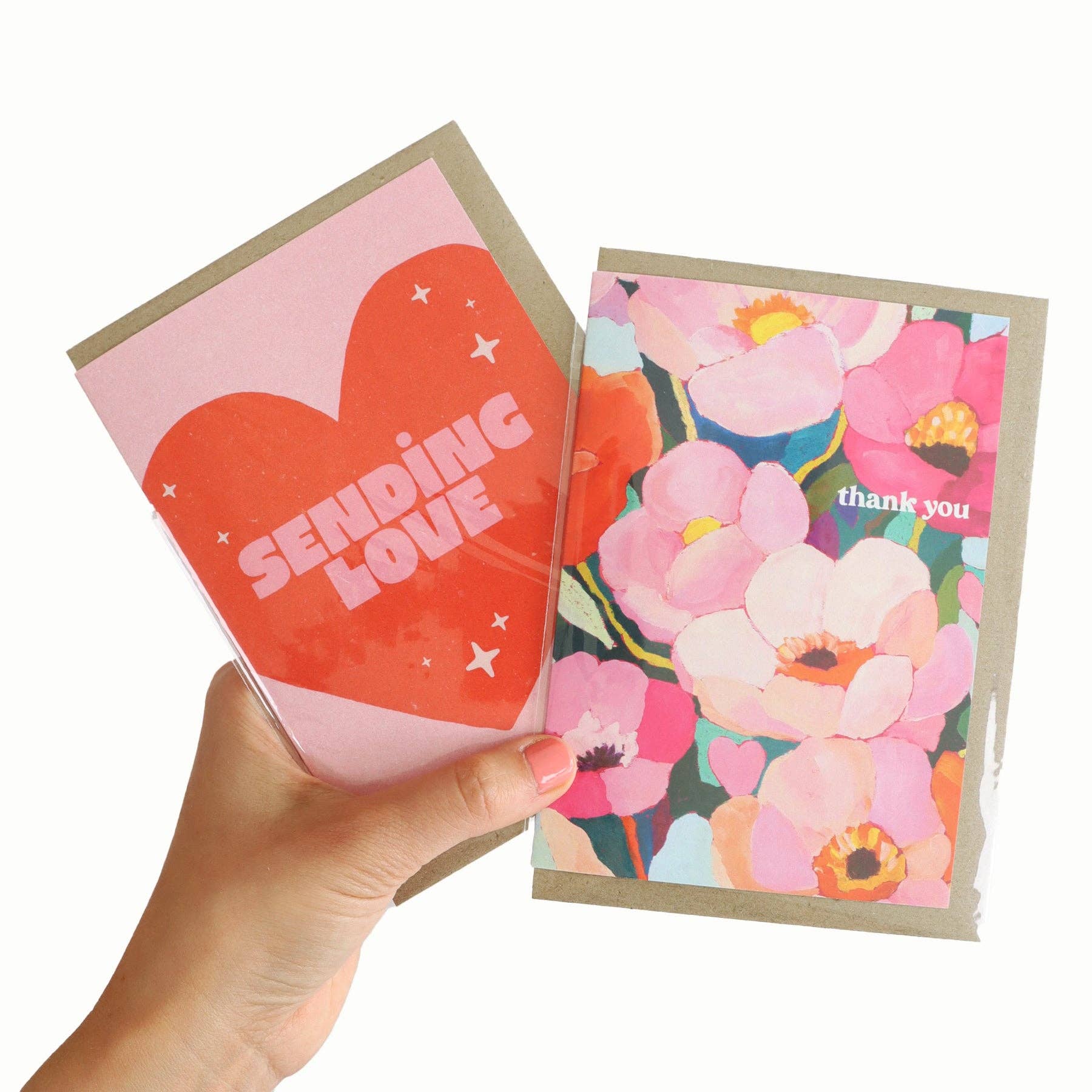 Cards by Julia Ockert | Colourful Florals - Thank You