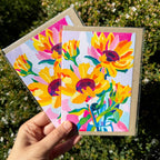 Cards by Julia Ockert | Blue Sunflowers