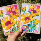 Cards by Julia Ockert | Blue Sunflowers