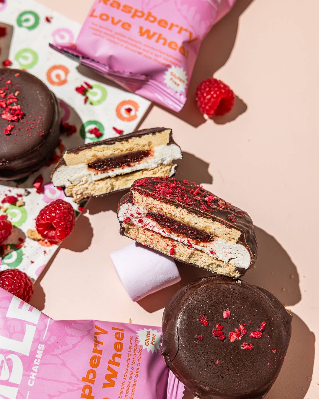 Crumble Charms | Raspberry Love Wheels