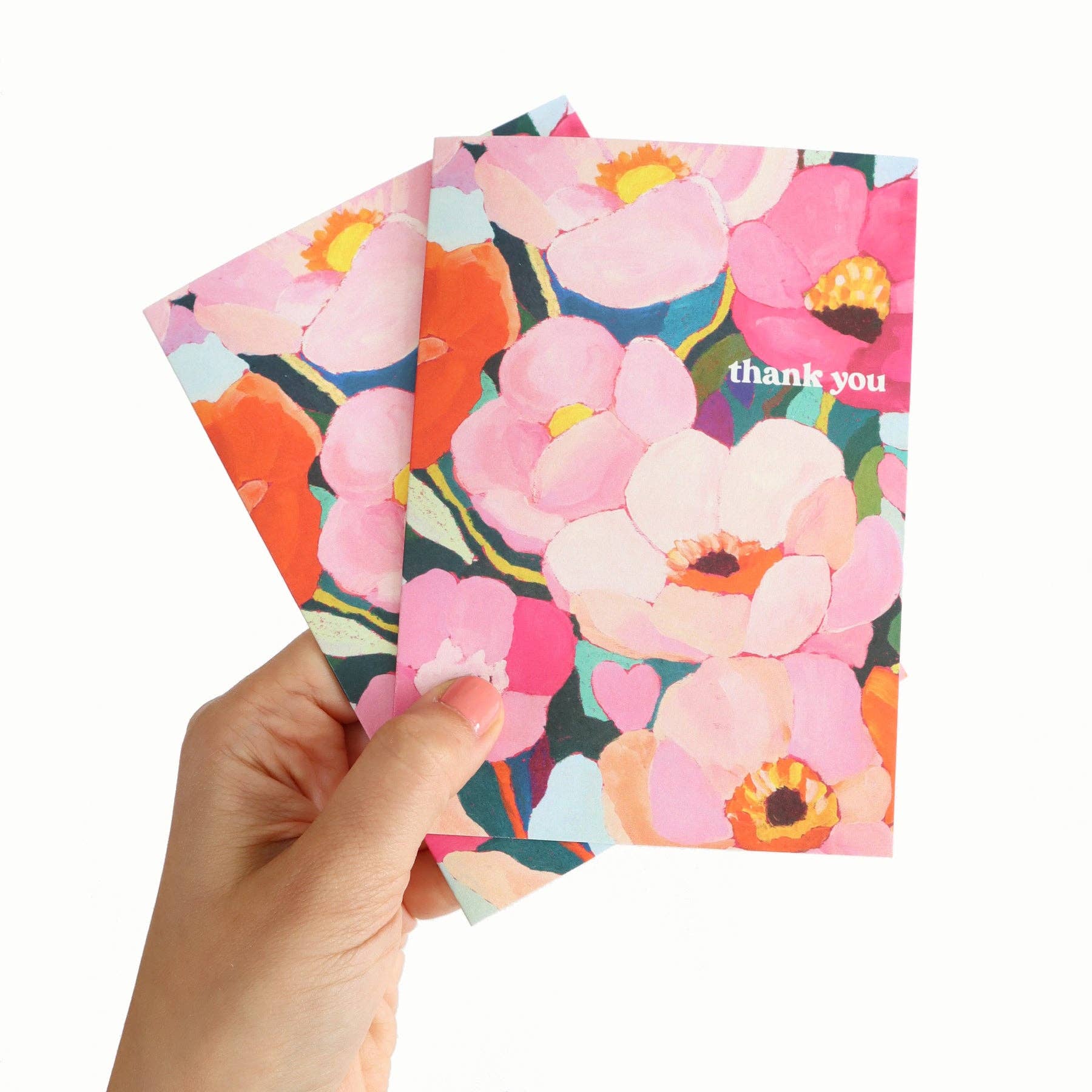 Cards by Julia Ockert | Colourful Florals - Thank You