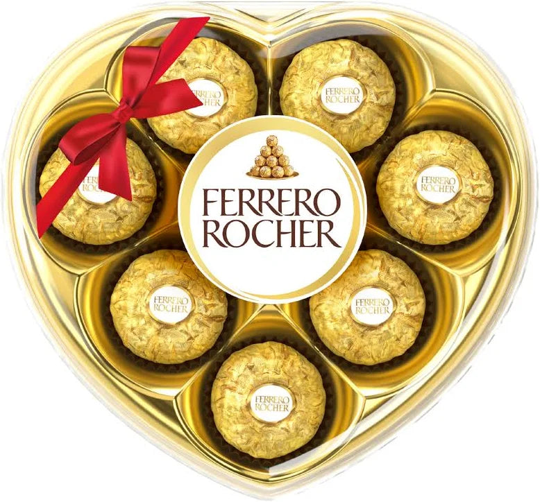 Ferrero Rocher Heart Chocolate Gift Box 8 Pieces | 100g