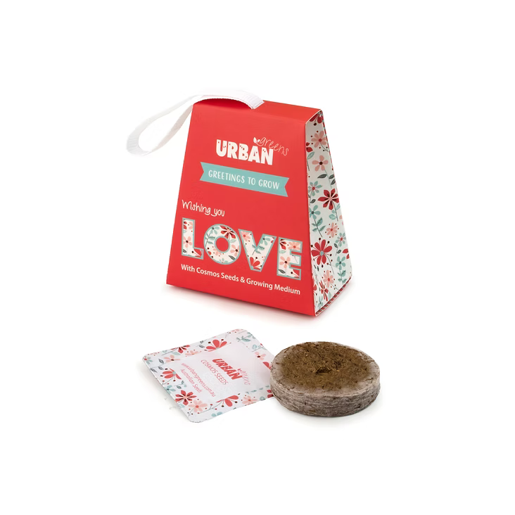 Urban Greens | “Greetings to Grow – Wishing You Love” Seed Gift Tag